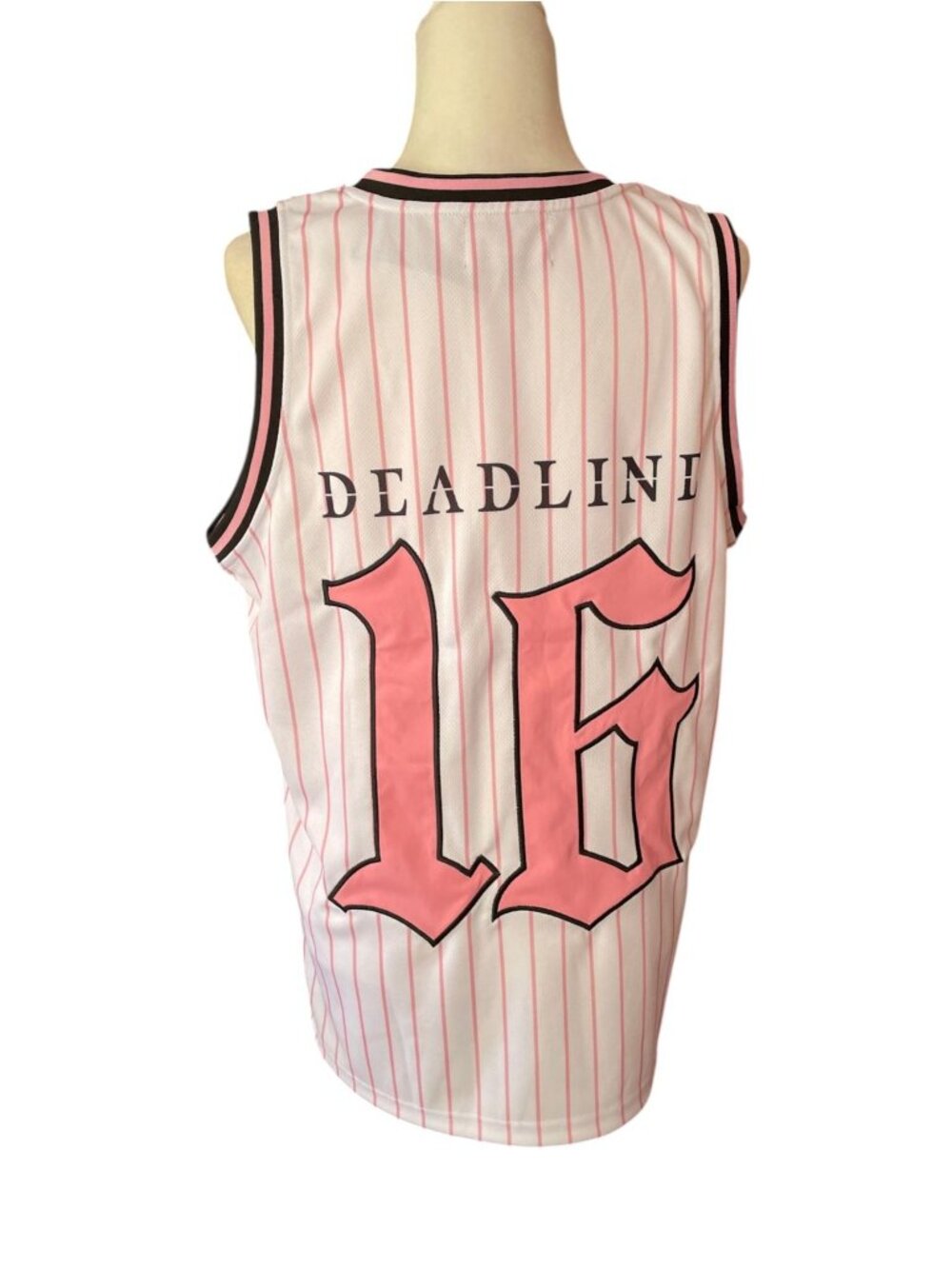NWT BLACKPINK Basketball Jersey White SZ M World Tour K POP Merchandise Music - Picture 9 of 10